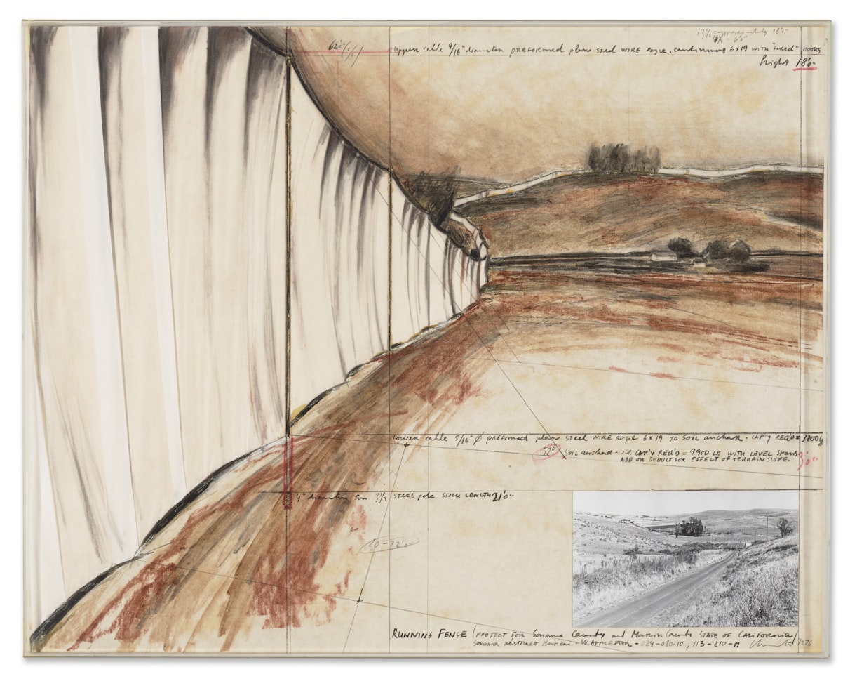 Running Fence (Project for Sonoma County and Marin County, State of California) by Christo