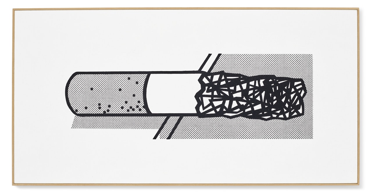 Roy Lichtenstein, 'Cigarette', 1963 #3 by Richard Pettibone