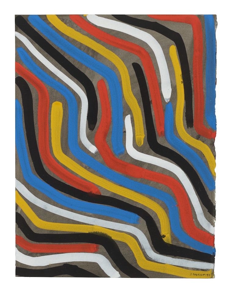 Wavy Lines by Sol LeWitt