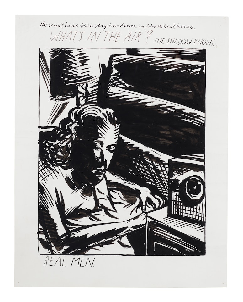 No title (He must have been) by Raymond Pettibon