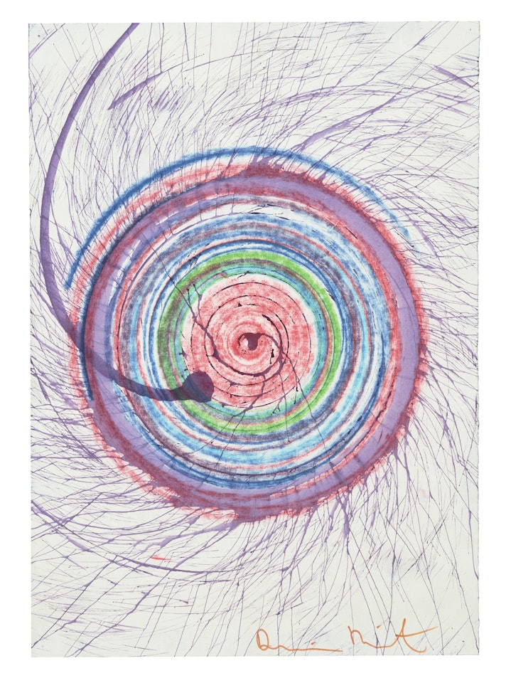 Untitled (Spin Painting) by Damien Hirst