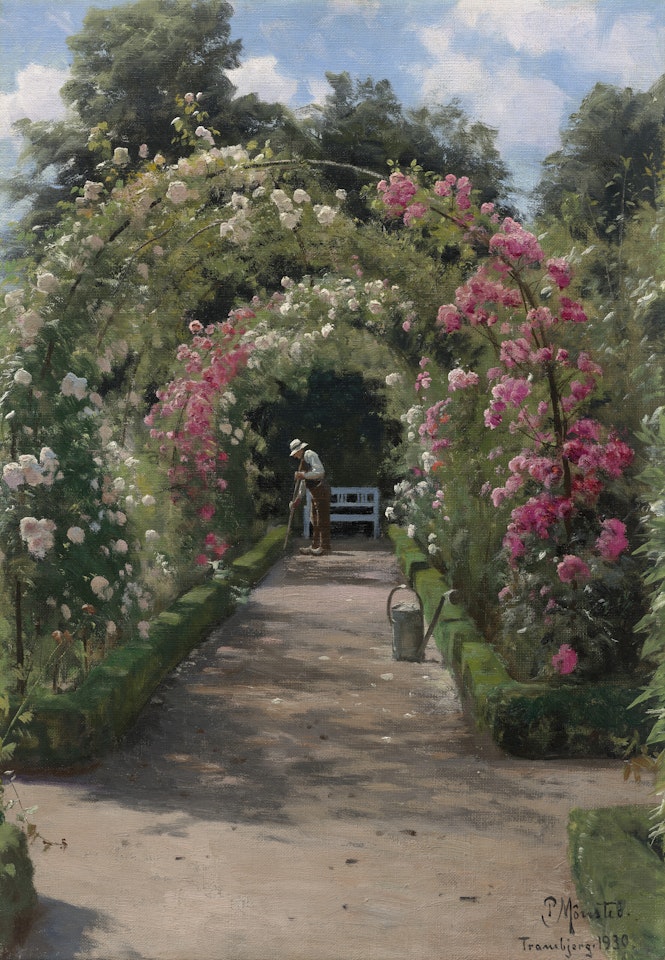 In the garden by Peder Mork Monsted