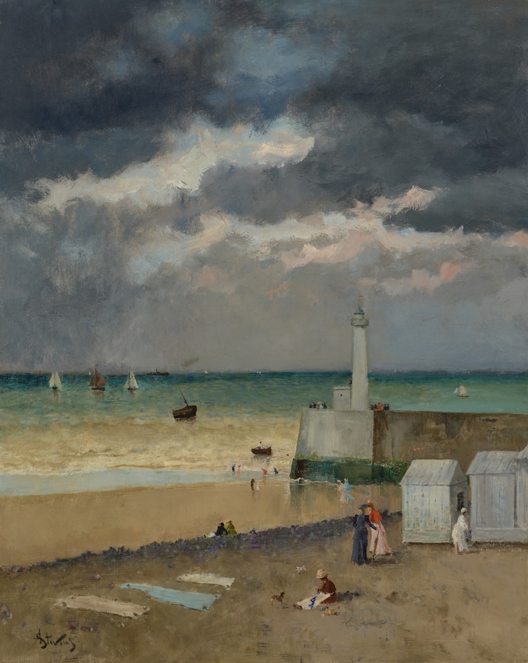 Le Tréport by Alfred Stevens