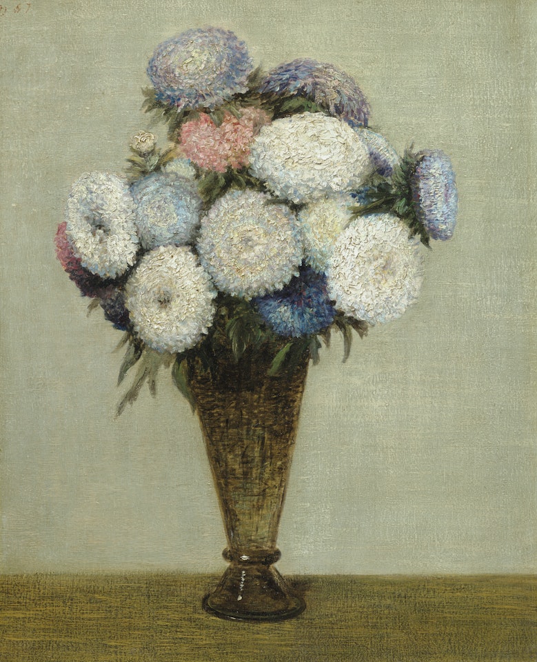 Bouquet of flowers by Henri Fantin-Latour