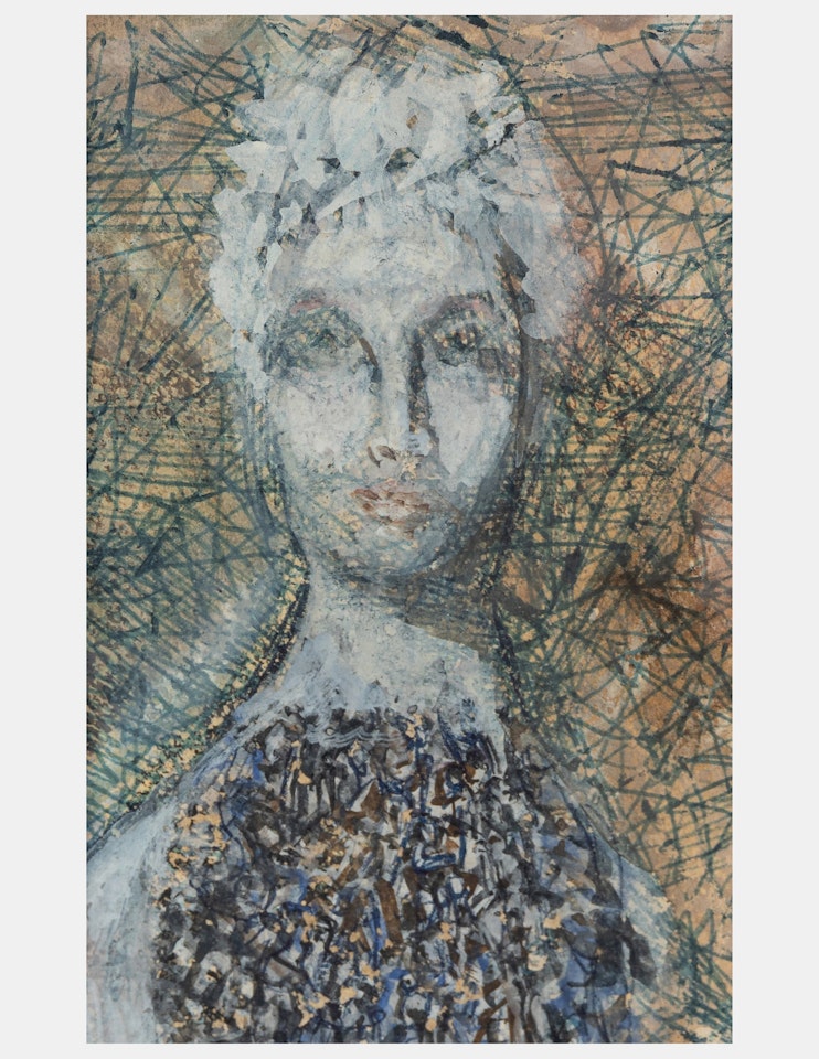 Untitled (Head) by Mark Tobey