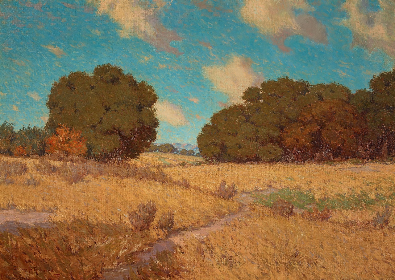 Autumn Fields  by Granville Redmond