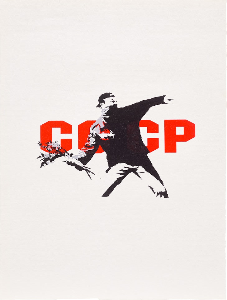 CCCP Love Is In The Air by Banksy
