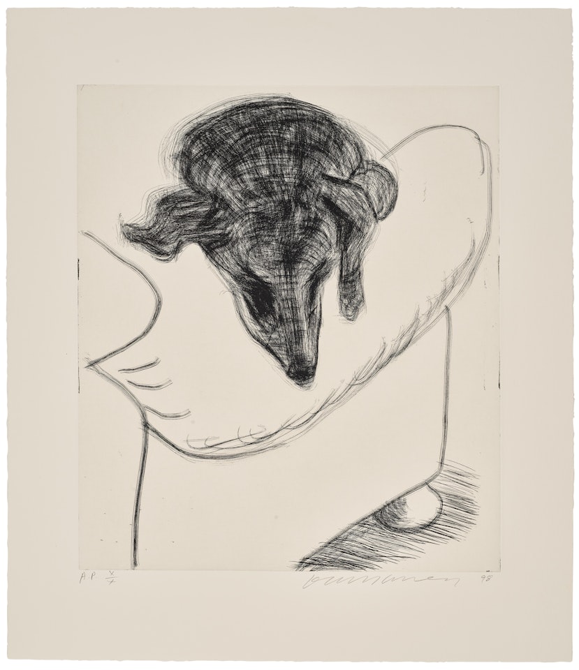Dog Etching No. 10, from Dog Wall by David Hockney