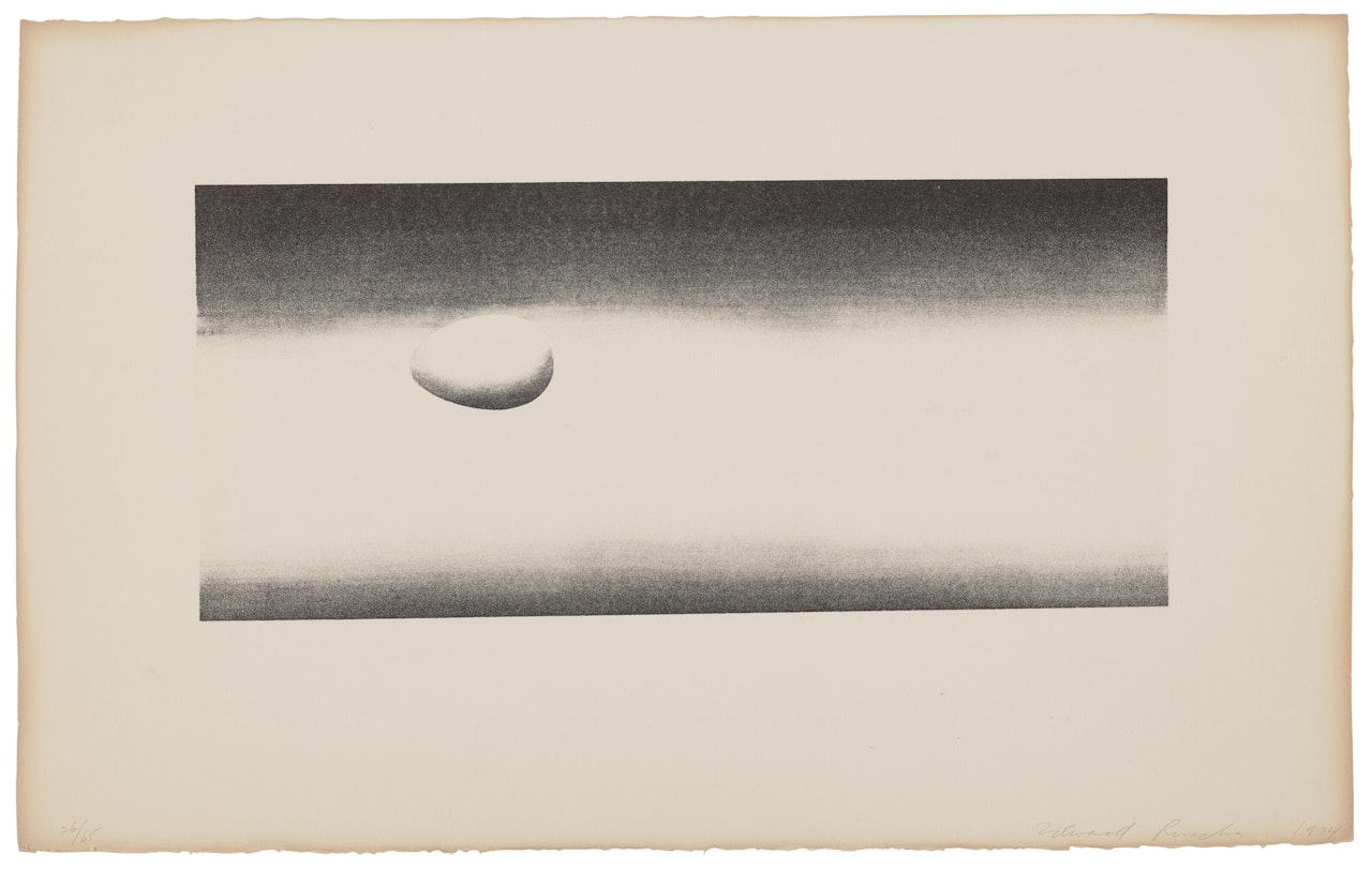 Egg, from Domestic Tranquility by Ed Ruscha