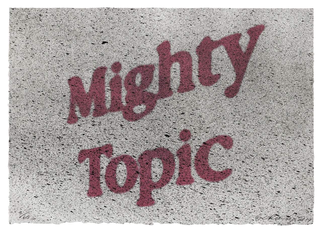 Mighty Topic by Ed Ruscha