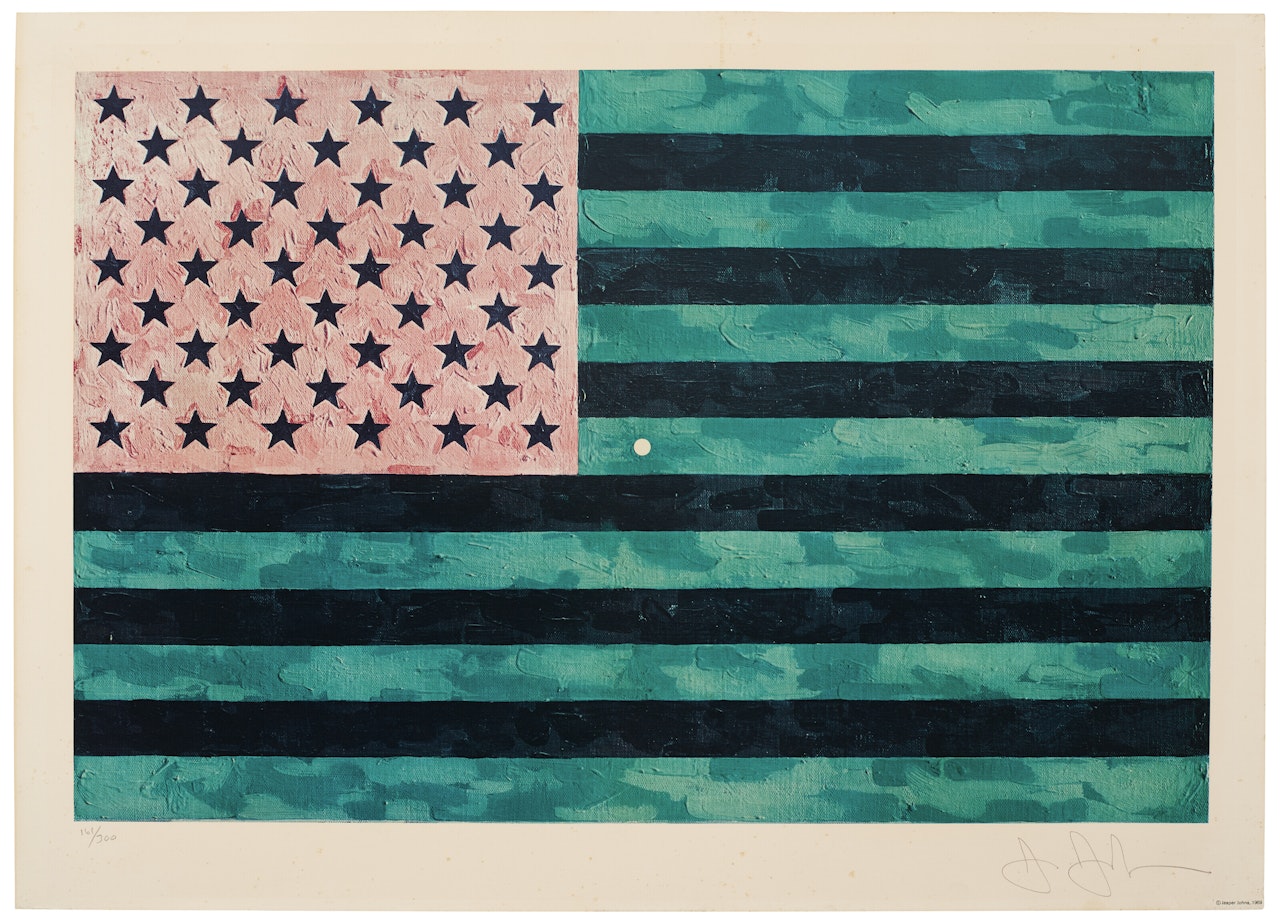 Flag (Moratorium) by Jasper Johns