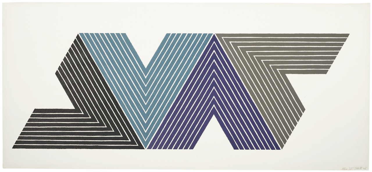 Empress of India I, from V Series by Frank Stella