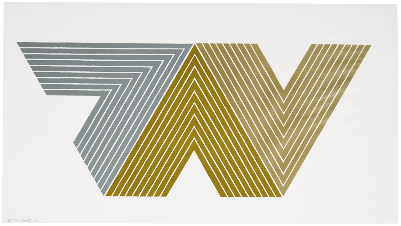 Quathlamba II, from V Series by Frank Stella
