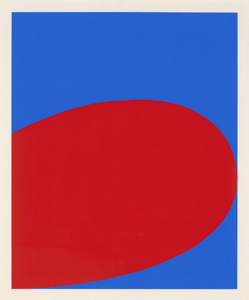 Red Blue, from X + X (Ten Works by Ten Painters) by Ellsworth Kelly