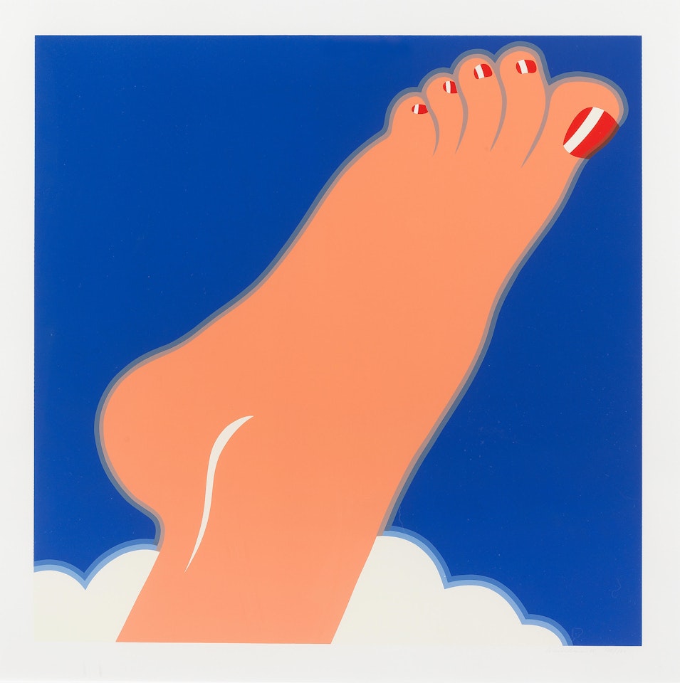 Seascape (Foot) from Edition 68 Portfolio by Tom Wesselmann