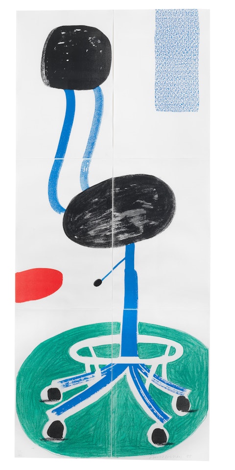 Office Chair (MCA Tokyo 320) by David Hockney