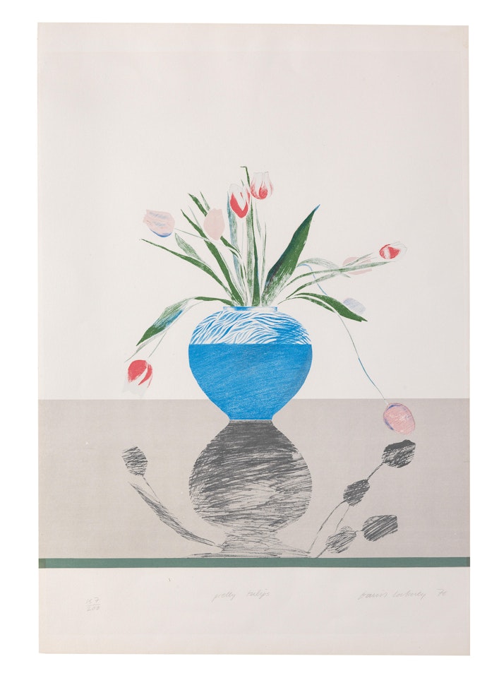 Pretty Tulips (Scottish Arts Council 115) by David Hockney