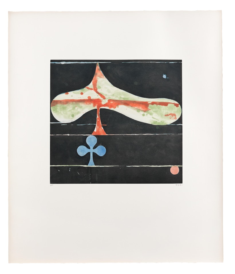 Spreading Spade, from Clubs and Spades by Richard Diebenkorn