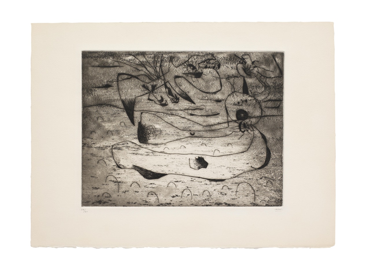 L'Aigle et la Femme la Nuit by Joan Miró