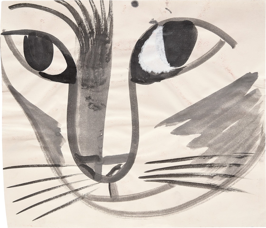 Cat's Face by Louis Fratino