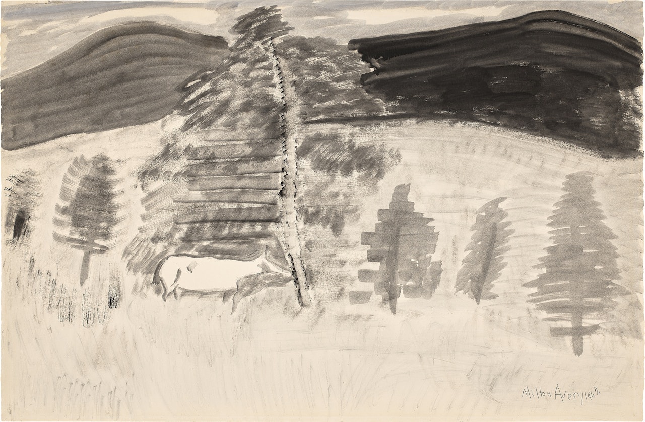 Lone Animal by Milton Avery