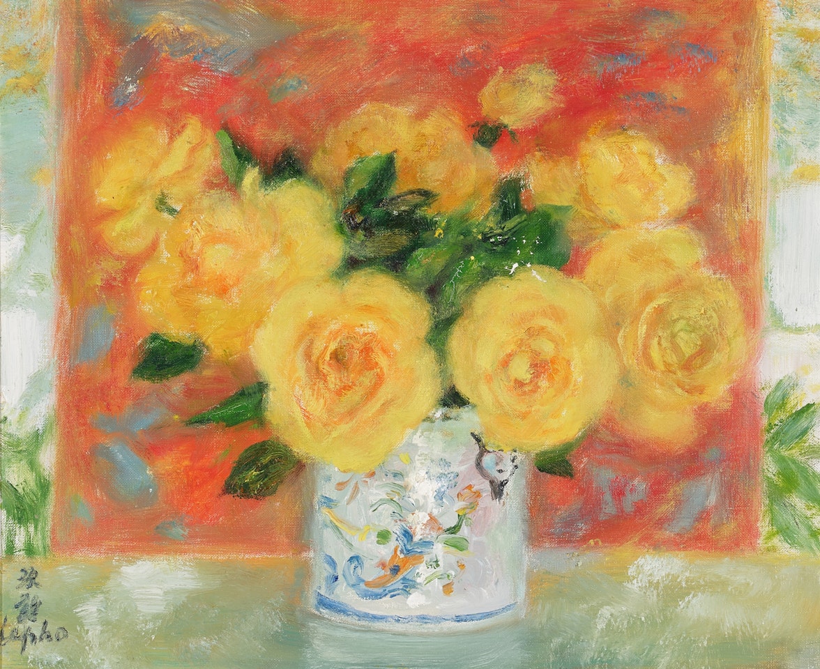 Les Roses jaunes by Le Pho