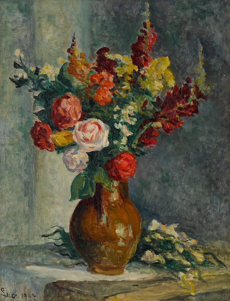 Vase de fleurs by Maximilien Luce