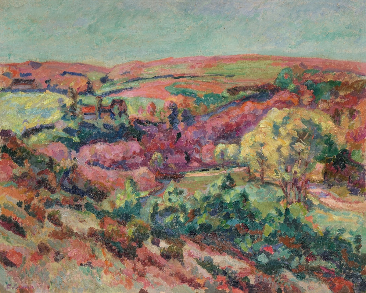 La Côte face au Pont Charraud by Armand Guillaumin