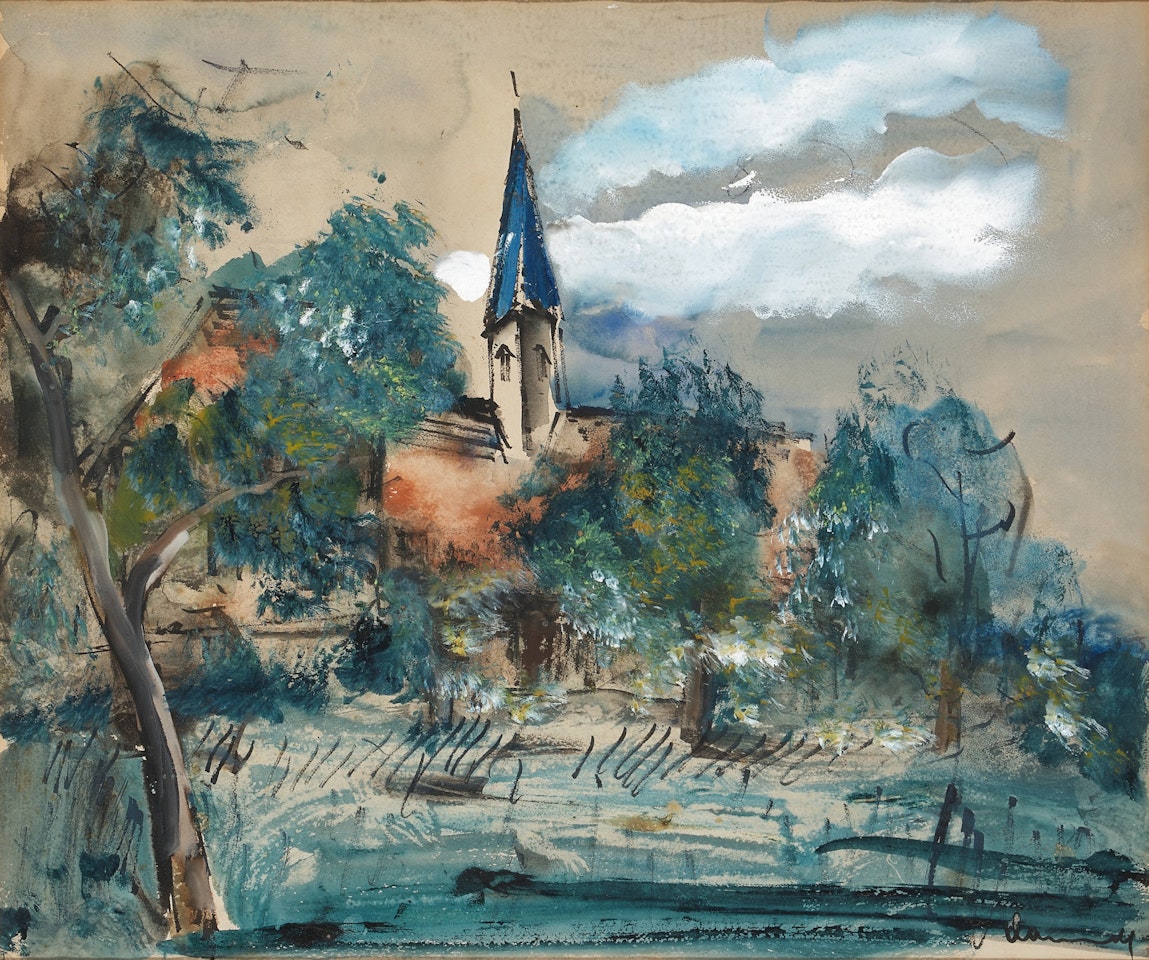 L'Église by Maurice de Vlaminck