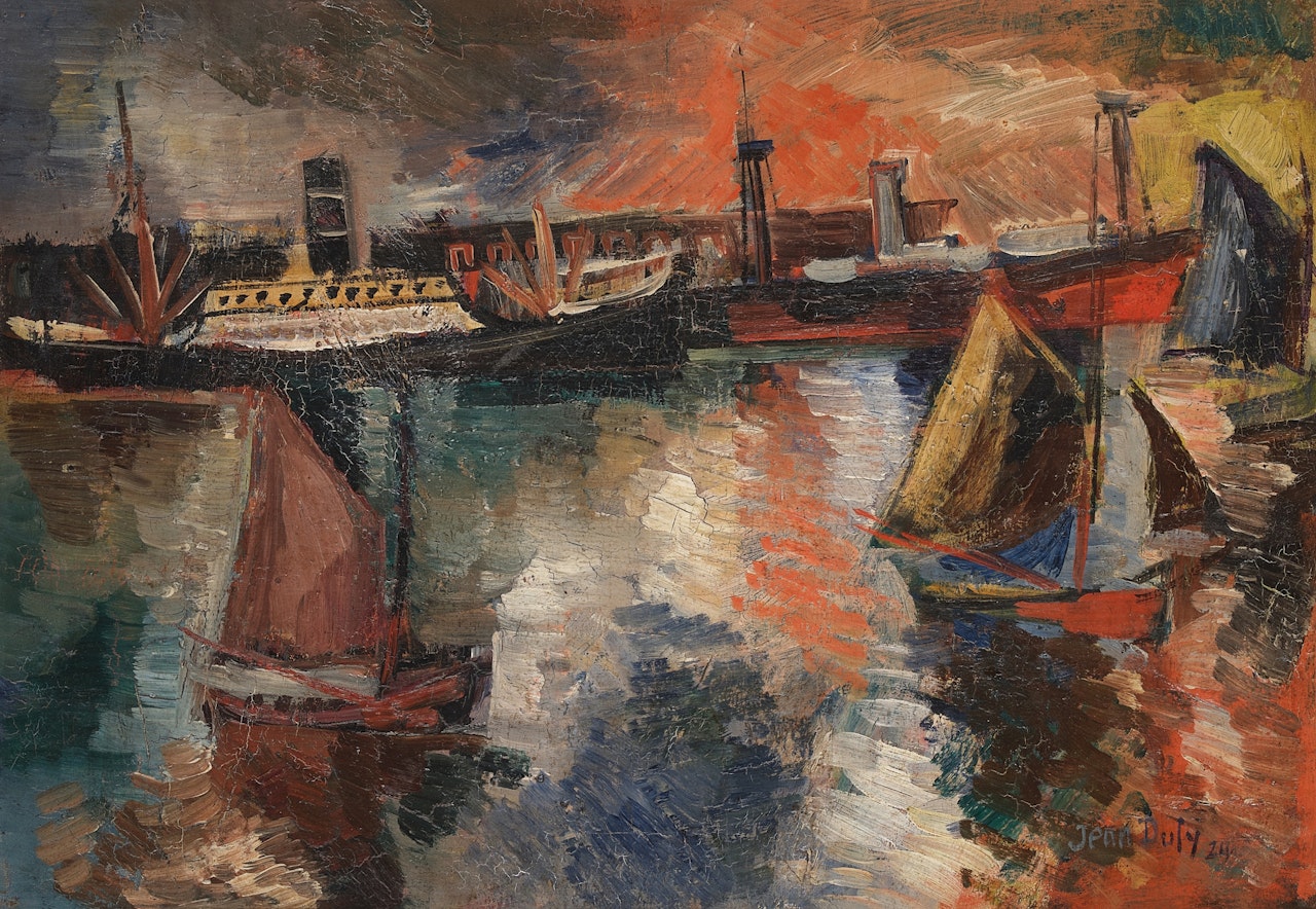 Bassin de la Manche au Havre by Jean Dufy