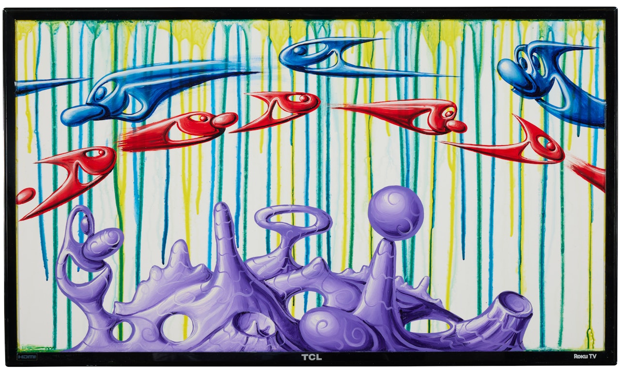 TCL ROKU TV by Kenny Scharf