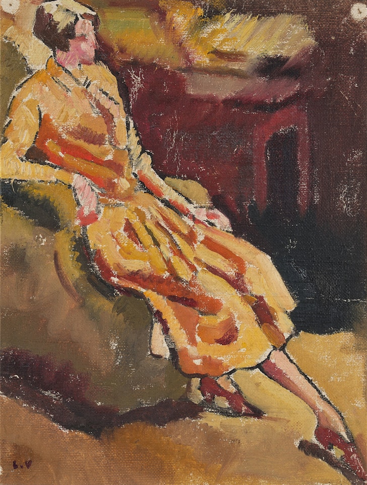 Jeune femme au fauteuil by Louis Valtat