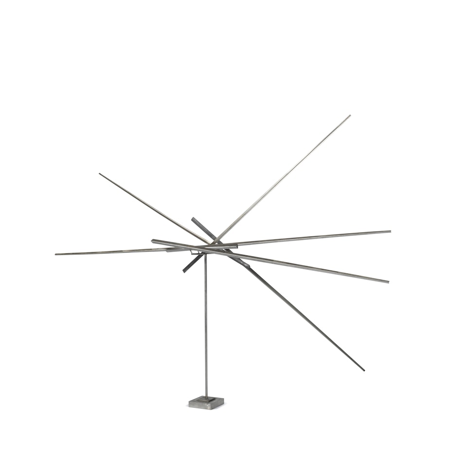 Six Lines in an L by George Rickey