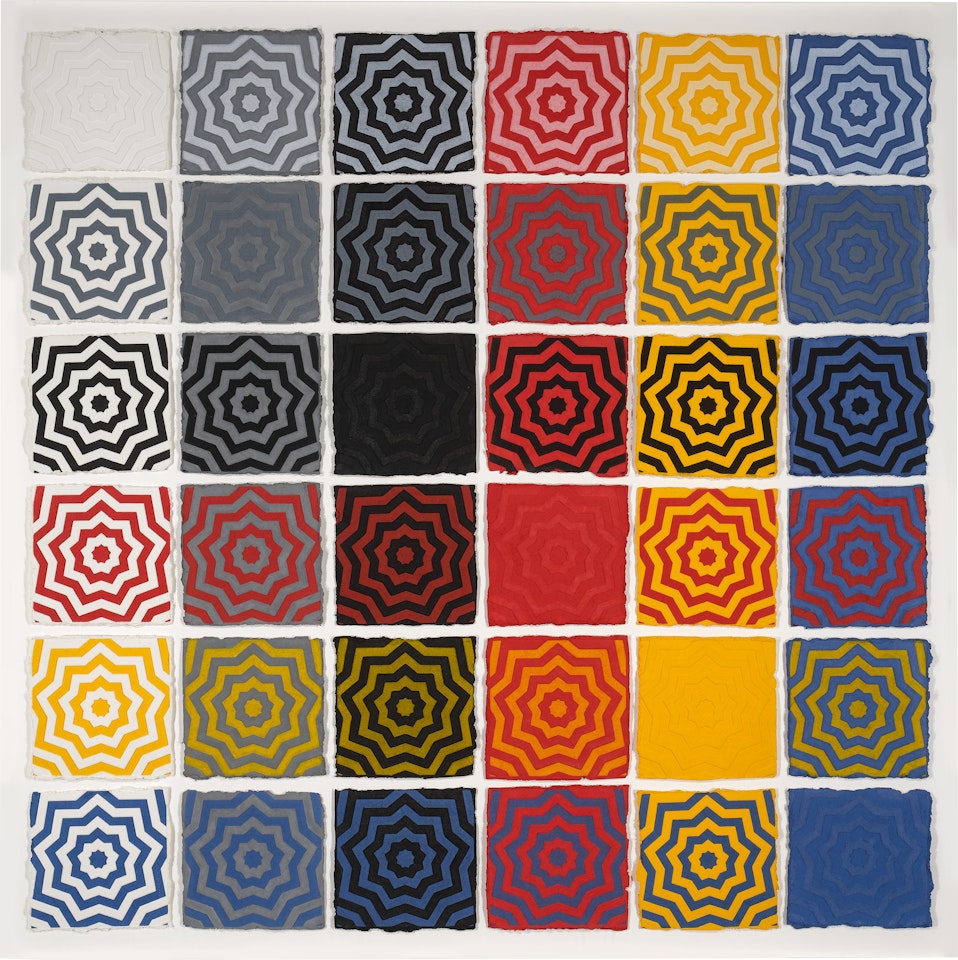 Nine Pointed Stars by Sol LeWitt