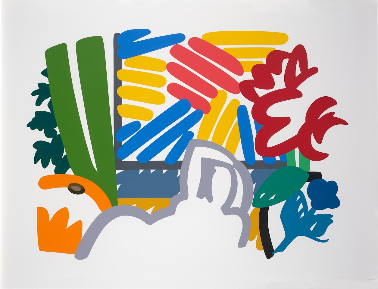 Still Life with Matisse and Johns by Tom Wesselmann