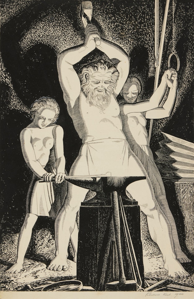 The Vulcan by Rockwell Kent