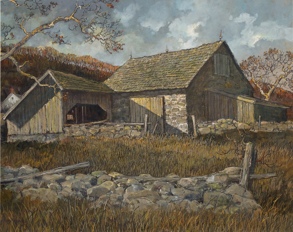 Stone Barn by Eric Sloane