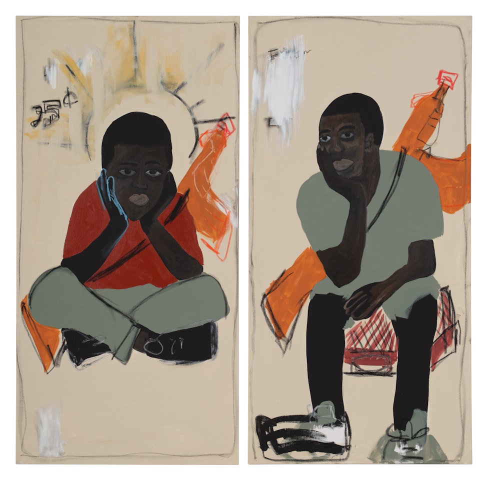Untitled [Two Works] by Jammie Holmes
