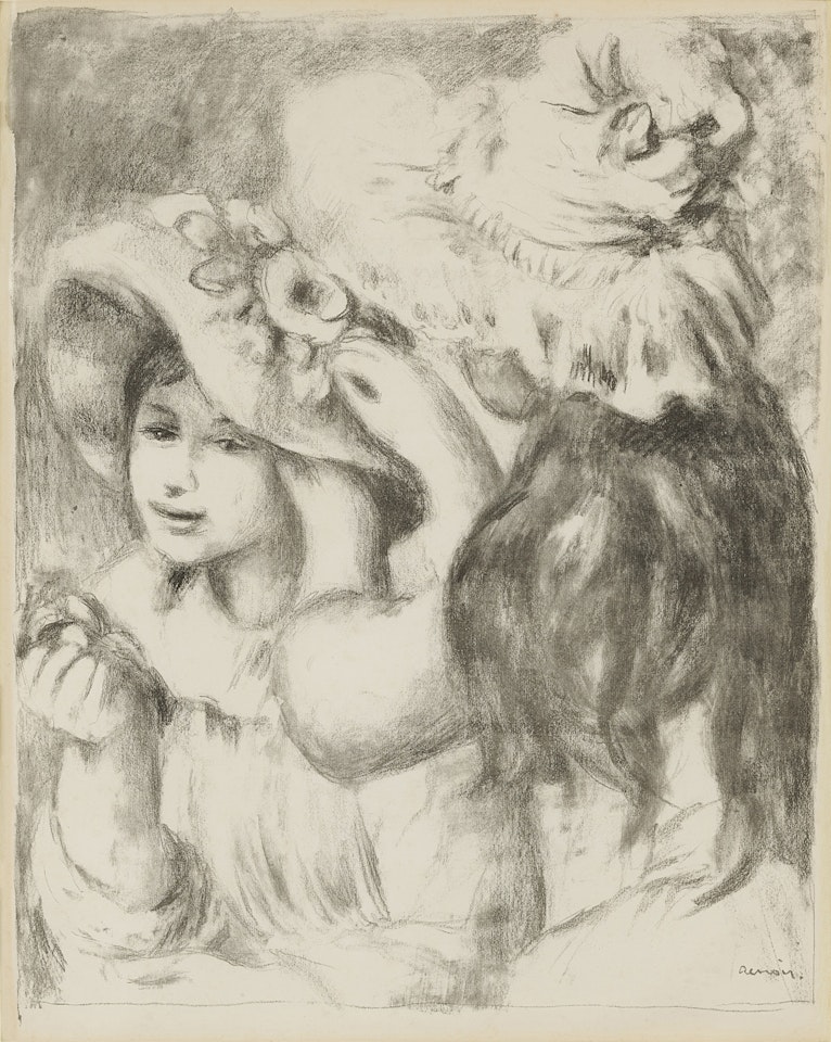 Le Chapeau épinglé (2ème planche) by Pierre-Auguste Renoir