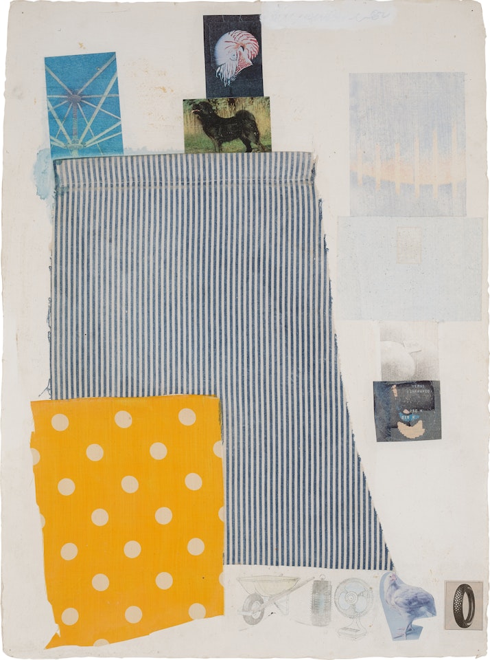 Combine Drawing by Robert Rauschenberg