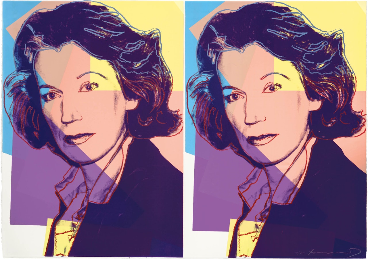 Mildred Scheel by Andy Warhol