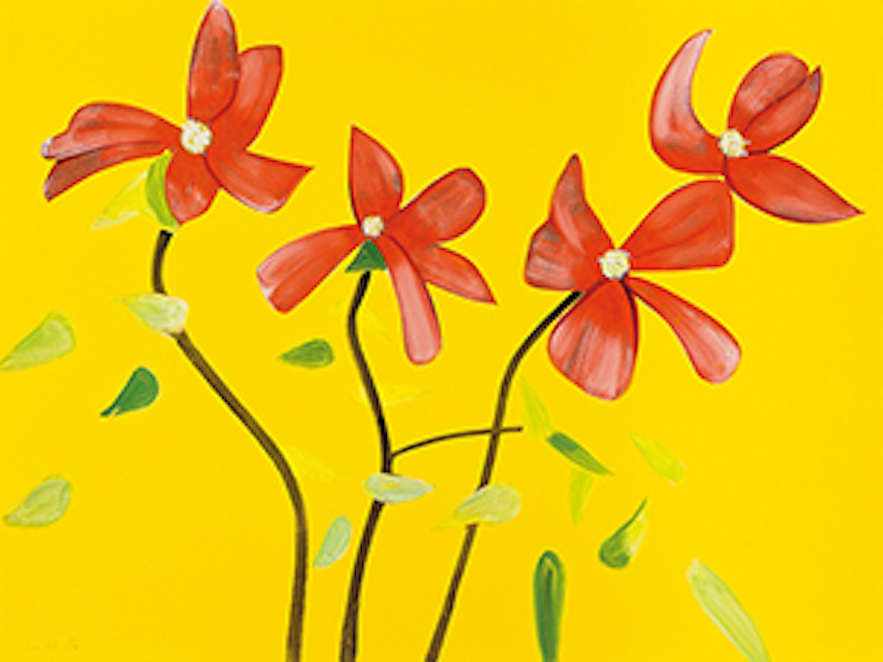 Red Dogwood 1 by Alex Katz