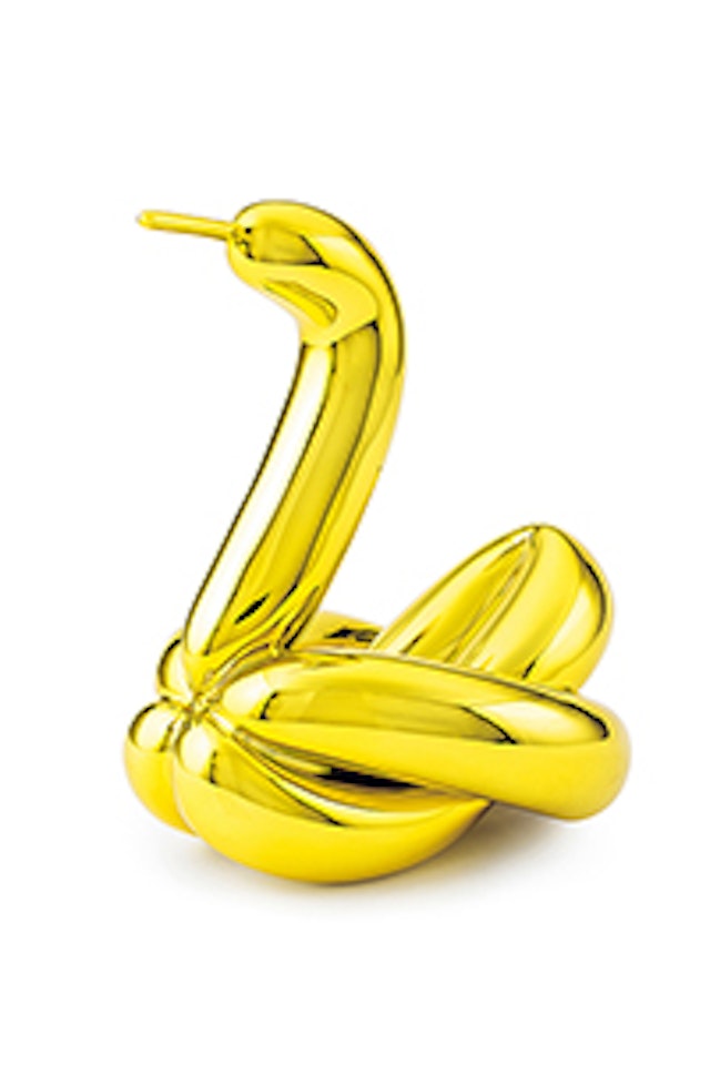 Balloon Swan (Yellow) by Jeff Koons