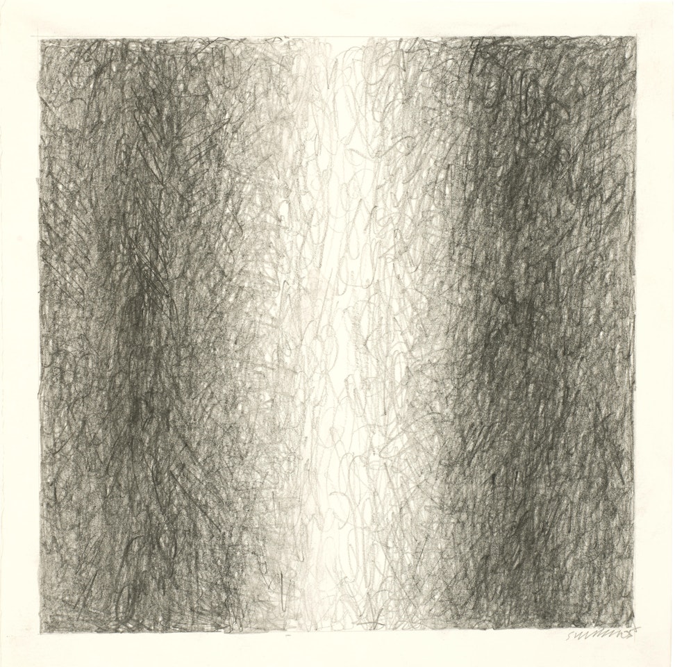 Vertical Line Scribbles by Sol LeWitt