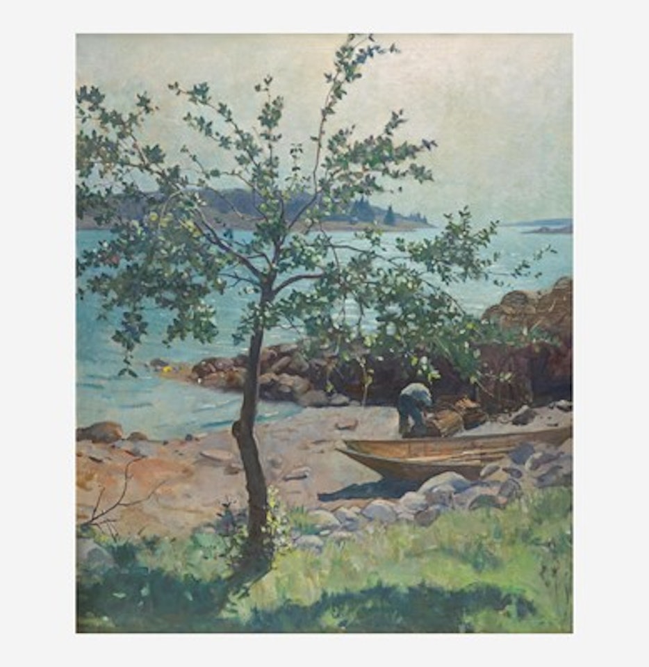 Jetty Tree (Port Clyde, Maine) by Newell Convers Wyeth
