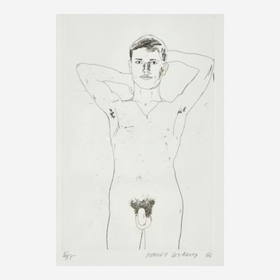 In an Old Book by David Hockney
