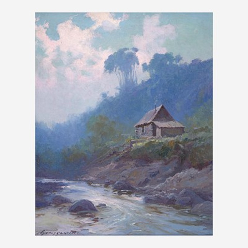 Alaskan Cabin by Sydney Mortimer Laurence