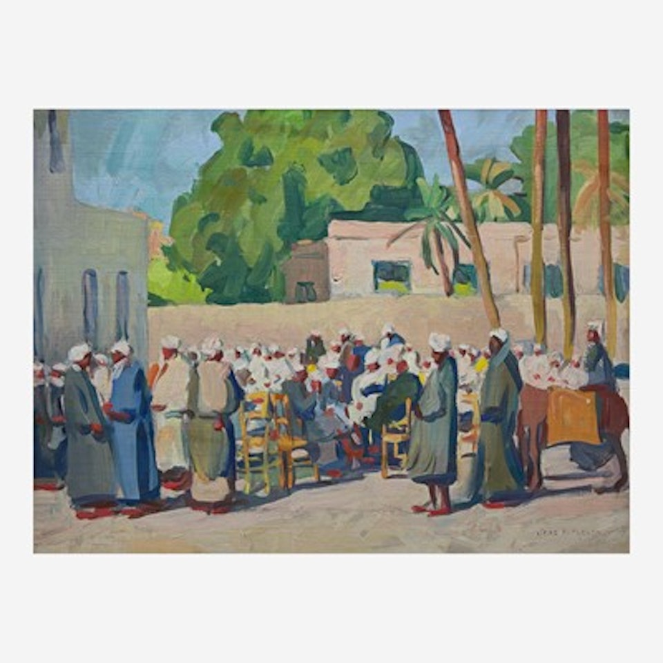 Arab Café (Biskra) by Jane Peterson