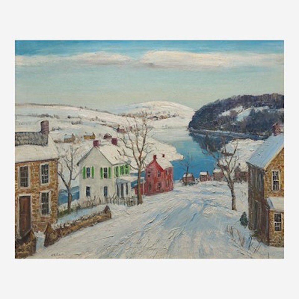 Snow-Covered Hills, Sellersville by Walter Emerson Baum