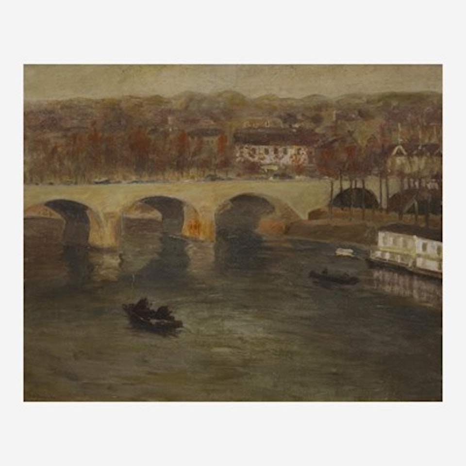 Le Pont à Charenton by Edward Willis Redfield